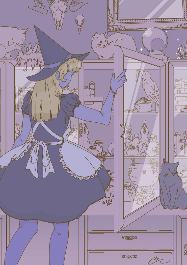 the witch's cabinet